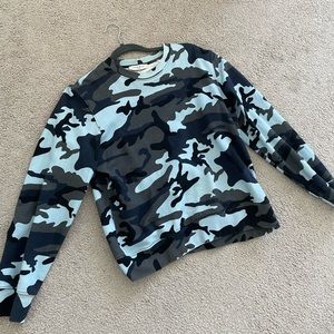 Sandro unisex camouflage hoodie sweater size M